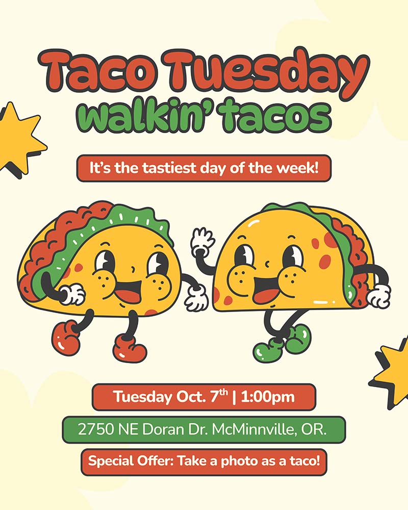 Cherrywood Taco Flyer